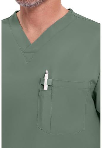 Image of Dickies EDS Essentials Men Scrubs Top Tuckable V-Neck DK635