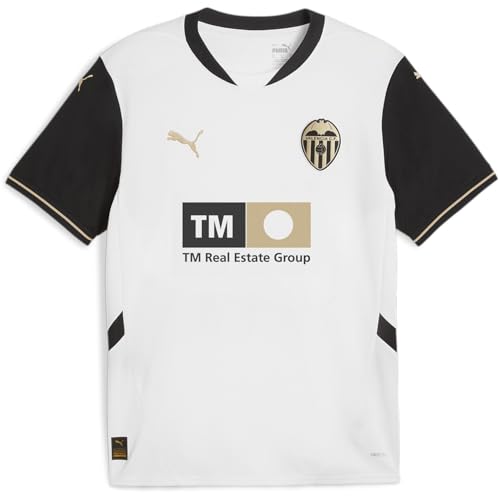PUMA Camiseta de fútbol para hombre Valencia 2024 2025, blanco, L