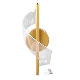 [AMBIANCE ÉLÉGANTE] Créez une atmosphère chaleureuse et accueillante dans votre salon avec notre applique murale LED en spirale élégante et simple, parfaite pour accueillir des invités.