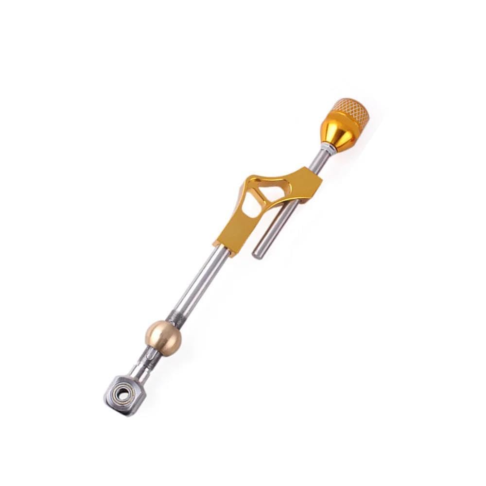 HYASDBWE Adjustable Short Shifter with Shift Knob for Civic for Integra for CRX B16 B18 B20 for D Series Gear Shifter Parts(Gold)