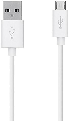 Brandshub 2.4 Amp Fast Charging & Sync Cable Compatible with ZTE Tempo Go Quick Charging Cable Speed Upto 2.4 Amp | High Speed Data Transfer Cable V8 Cable - White