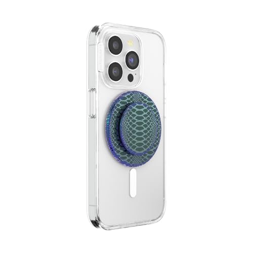 Image of PopSockets Phone Grip with Expanding Kickstand Compatible with MagSafe, Phone Holder, Wireless Charging Compatible - Scales
