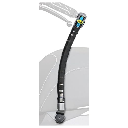 CLM 5727758 Antirrobo de Manillar Stahl con Soporte Fix para Kymco Super Dink 125-300 Cc 2009-2017