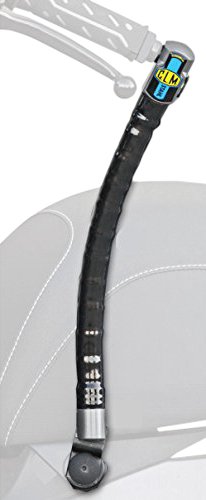 CLM 5725725 Steel Handlebar with Anti-Theft Fix, Black