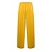 WENKOMG1 Pj Adult - Soft Lightweight Solid Lounge Pant with Pockets Sleep Bottoms Family Pajamas Pants Yoga Men Clothes Fashion Pyjamas (3XL - Yellow)