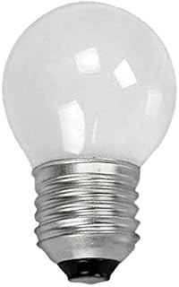 Golf Ball Bulb 45mm Round 15W E27 Opal/White