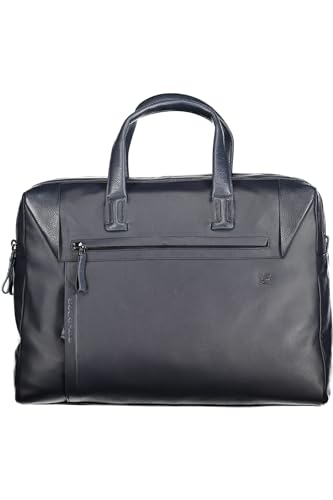 PIQUADRO Men's Outca4256s94 Folder with Two Handles Leather Blue, blue, Einheitsgröße