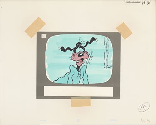 Goofy Willie Ito Hand-drawn Walt Disney Production Animation Storyboard 1970's or 1980's 203 from"Hot Water" Filmstrip