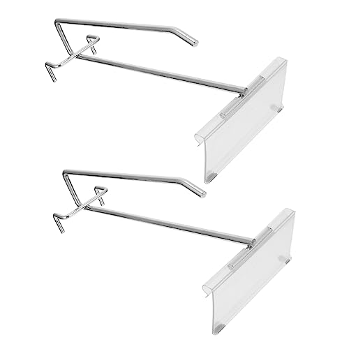 Unomor 2 Sets Mall Wall Hooks Smooth Mellow Hardware Tool Hooks Practical Exhibition for Shop Display