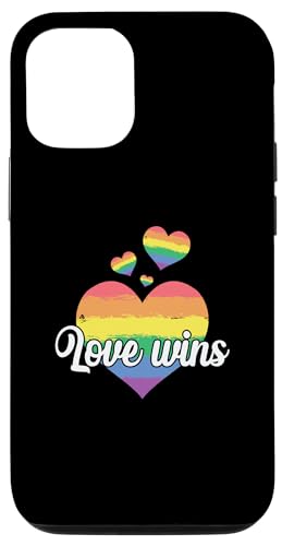 LGBT「Love Wins」 スマホケース iPhone 12/12 Pro 用