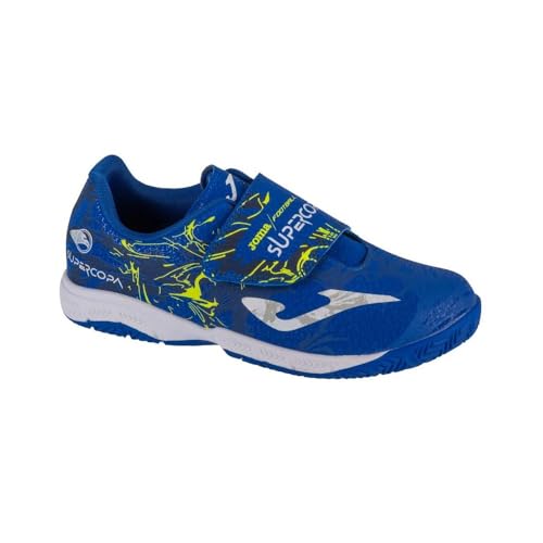 Joma Unisex Children's Indoor Football Trainers, Blue, 10 UK