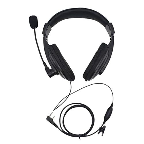 Image of Artek K-Type Earpiece Microphone Headset Cable for Baofeng UV-5R, UV-5RE, UV-B5, BF-888S and Other Compatible Two-Way Radios - Clear Communication and Hands-Free Operation