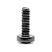 ReplacementScrews 1 Set of Metric Screws (Model RS-198425) Pan Head - Philips Drive - Black Plated (Pack of 4)
