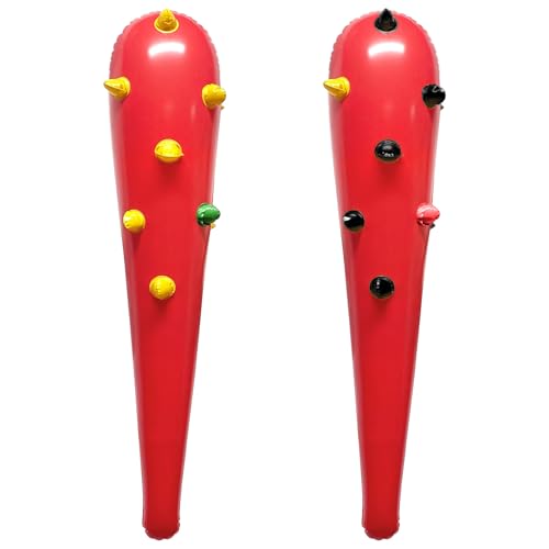 DECEED 節分 鬼 こん棒 鬼の金棒 豆まき こんぼう 鬼役 仮装 節分 コスチューム 節分 金棒 鬼 コスプレ 衣装 かな棒 鬼の棒*2本（レッド）