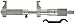 Mitutoyo 145-195 Vernier Inside Micrometer, Caliper Type, 2-3" Range, 0.001" Graduation, +/-0.00035" Accuracy