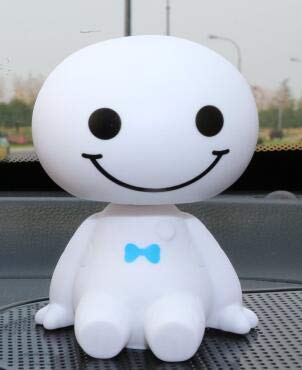 Creationspace Car Ornaments Bobblehead Baymax Doll Toy Accessories Cartoon Auto Interior Dashboard Decoration Big Hero Bobble Head Kids Gift (Color Name : Blue)