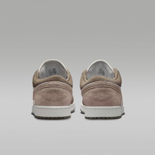 Image of Air Jordan 1 Low Men's Shoes (Olive Grey /Summit White /Pale Ivory /Enigma Stone)
