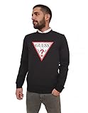 Tipo: hombre Guess - Sudadera para Hombre Negra - Triángulo Logotipo Black - M1RQ37K6ZS1JBLK - Black, Small