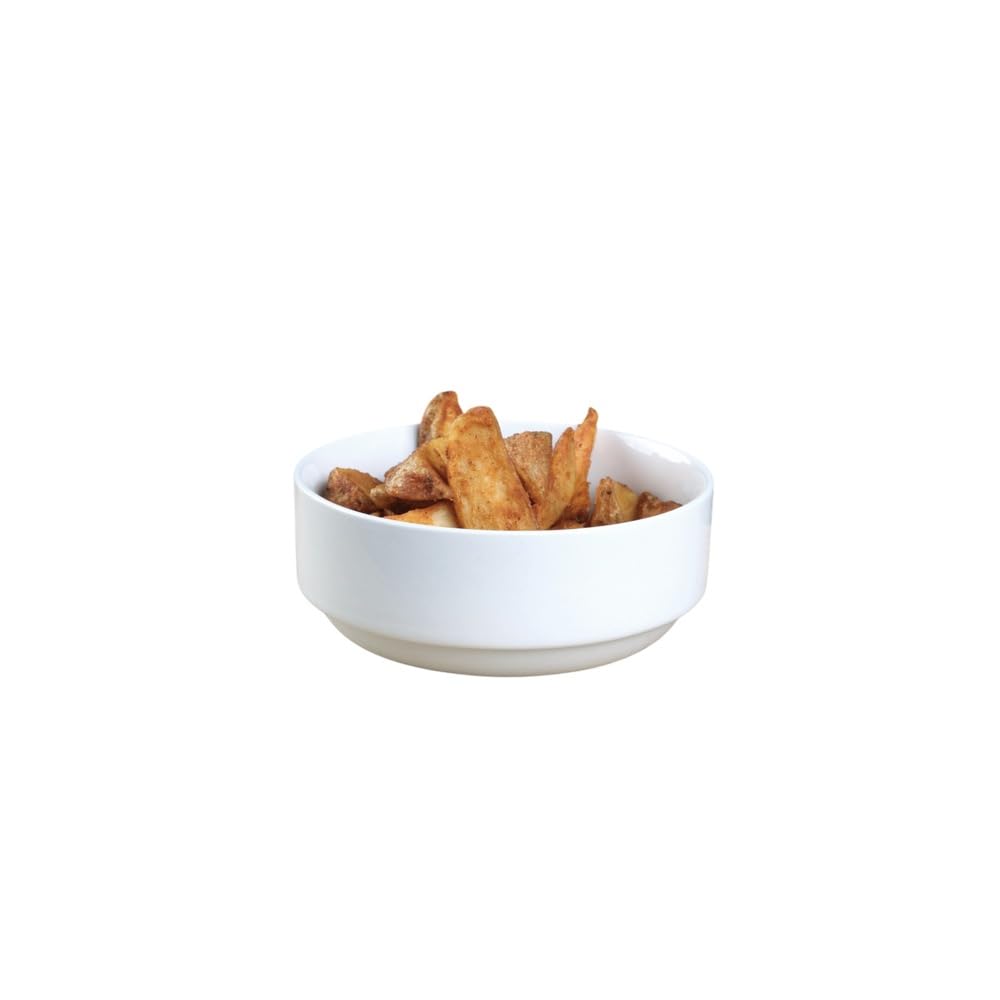 Holst Porzellan GVR 012 B1 - Juego de 6 cuencos de porcelana (12 cm, 0,40 L, redondos, 12 x 12 x 5,1 cm), color blanco