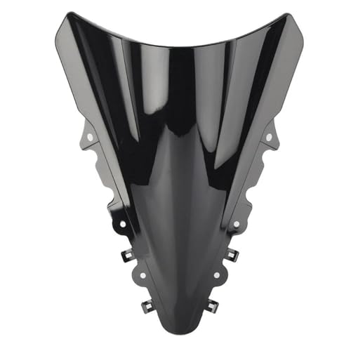Pare-brise moto double bulle ABS noir pour Yamaha YZF R15 2014-2016