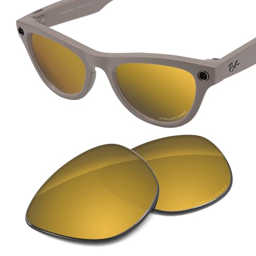 Image of Replacement Lenses Compatible with RayBan Meta Skyler RW4010 52mm AI Glasses, UV Protection, Transition