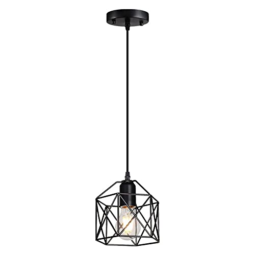 Suspension de cuisine pour éclairer un îlot central avec style vintage
