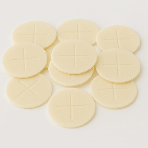 Altar Bread – White 1 3/8'', Pack of 500 | Premium Communion Wafers for Church Services, Eucharist, and Religious Ceremonies