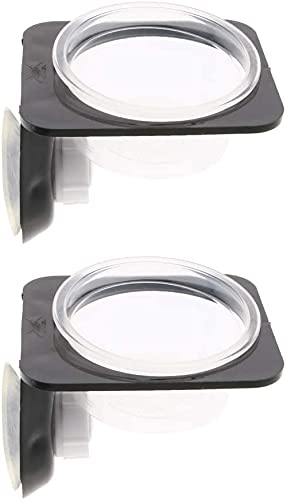 U/D Zuig Mini Wormschotel Reptiel Gecko Ledge Feeder Hoek Ruimtebesparing 2 Stks - Afbeelding 4