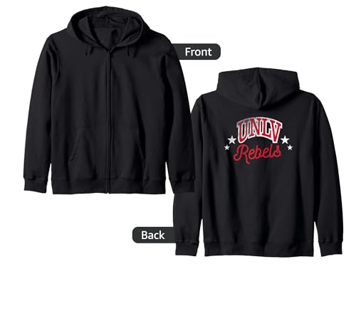 Nevada Las Vegas UNLV Rebels Logo Zip Hoodie