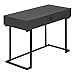 Monarch Specialties Laptop/Writing Table with Black Metal Legs Reverse C-Shape-Home Office Computer Desk