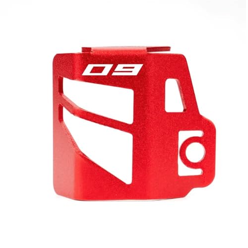 Couvercle de liquide de frein et d'huile alu rouge pour Yamaha MT09