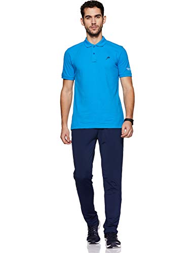 Image of Van Heusen Men's Regular Fit Mid Rise Active Sports Swift Dry Trackpants - 4 Way Stretch, Lightweight