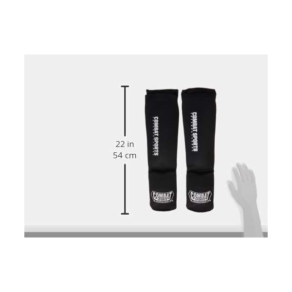 Combat-Sports-Washable-MMA-Training-Instep-Padded-Shin-Guards Combat Sports Washable MMA Elastic Cloth Shin & Instep Padded Guards