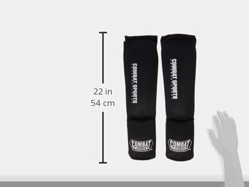 Combat Sports Washable MMA Elastic Cloth Shin & Instep Padded Guards - Thumbnail 6