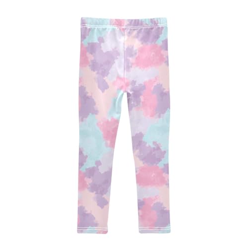 Tie Dye Girls Leggings,Workout Leggings for Girls Toddler Athletic Leggings Size for 3-10T2