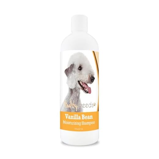 Healthy Breeds Bedlington Terrier Vanilla Bean Moisturizing Shampoo + Conditioner - with Vitamins A, D, E + Coconut Oil - 8 oz