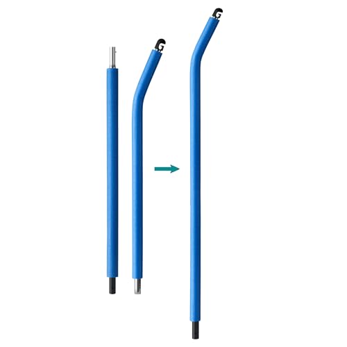 SONGMICS Außenstangen (Oben angewinkelt) für Trampolin mit Innennetz...