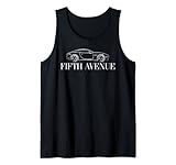 Nueva York Quinta Avenida Exótica Car Street Road NY Manhattan Camiseta sin Mangas
