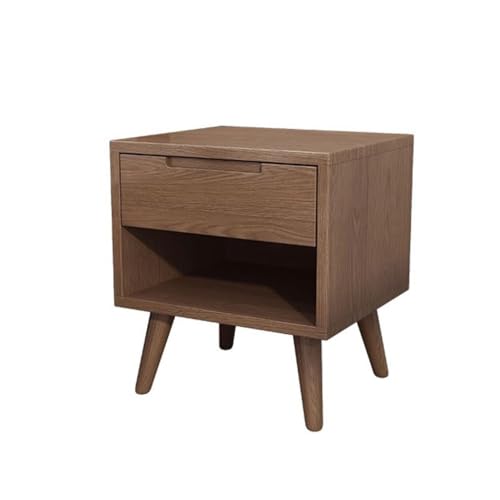 Mesita de noche con cajones de for el hogar dormitorio