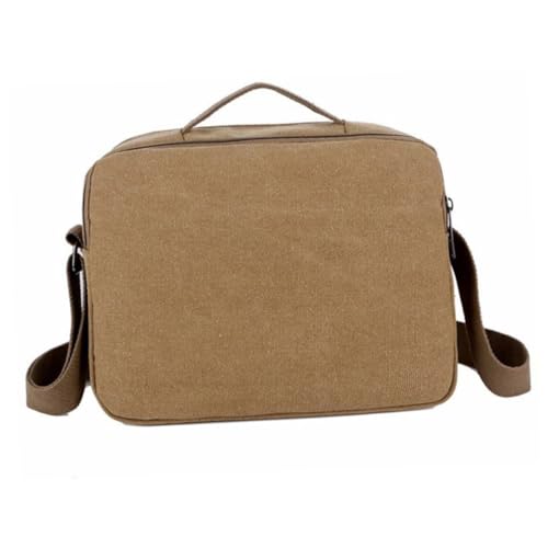 Bolso bandolera POPETPOP de lona resistente con correa ajustable para hombre en senderismo diario