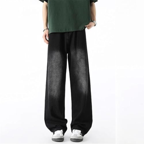 Men's Classic Hip Hop Jeans, Wide Leg, Retro Loose Trousers, Straight Leg Denim Pants, Oversized2