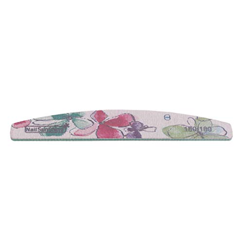 Guangcailun 180/180 Grit Nagelfeilen Floral Nail Maniküre Polierer Dateien 80/100 Buffer Brett Bunte Maniküre Polierer… – Bild 6