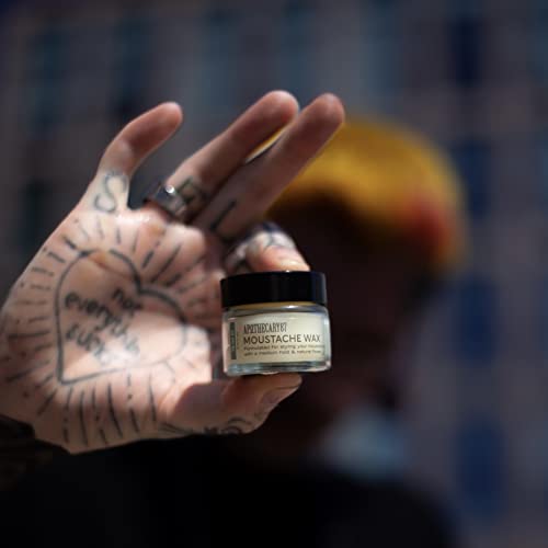 Apothecary 87 Moustache Wax | Premium Formulation With Plant Extracts | Natural Finish, Medium Hold, Medium Weight | Moustache Styling Wax | 15ml - Image 6