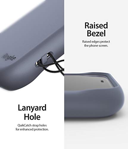 Image of Ringke Air-S for iPhone 11 Case Back Cover, Lightweight Flexible Soft Feeling Coating Trendy Color TPU Scratch Resistant Phone Cover for iPhone 11 Back Cover Case - Lavender Gray