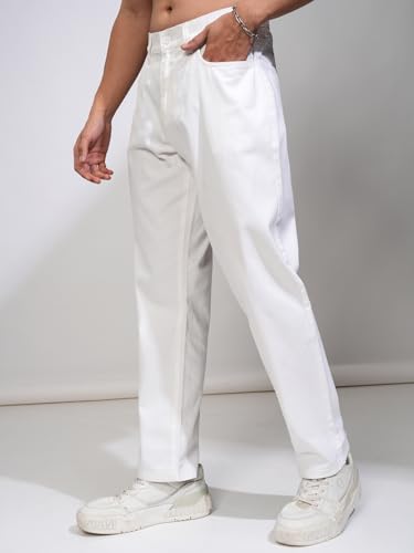 Image of Highlander Men's Casual Trousers| Relaxed Fit | Perfect for Casual Outings,Travel & Work Wear