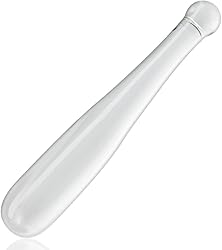 Glass Anal Plug Dildo Anal Próstata Masturbación Masaje Juguete Adulto Tamaño Grande y Pequeño Masculino y Femenino Universal Anal Sex Ass Plug Glass Rod Sex Toy (S)