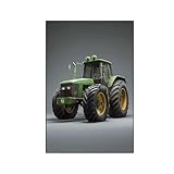 MéCanique Peinture par Numero Adulte, Peinture Numero Tracteur Tableau a Paint by Numbers Adulte Kits Apportez des Pinceaux et de la numéro d'art, pour Decoration Murale Cadeau Femme 70x95 cm O-D