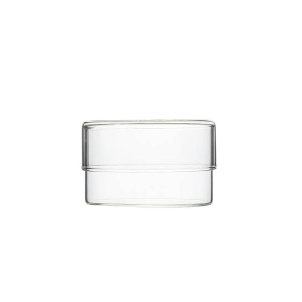 OSALADI Glas Vorratsdosen zur Aufbewahrung von Kaffeebohnen und Losem Tee Transparente Lebensmittelbehälter 4 Stück mit Deckel aus Glas Praktische Aufbewahrung für Haushalte
