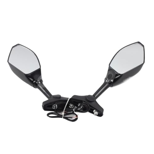 Rétroviseurs latéraux de moto à clignotants LED pour améliorer la visibilité