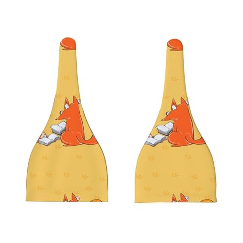 Baby Beanie Sunflower Seeds and Foxes Knotted Hat - Soft, Warm, Comfortable, Headwear for Newborns, 0-6 Months Black3